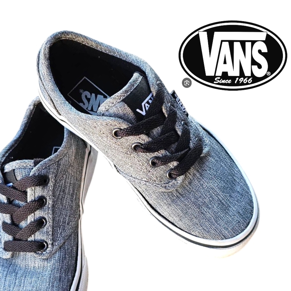 Vans 11.5 Kids Gray Sneakers